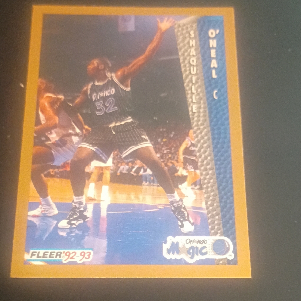 Shaquille O'Neal 1992-93 Fleer Drake's Rookie Basketball Card Orlando Magic Cent